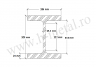 Profil HEM zincat 180 mm 2